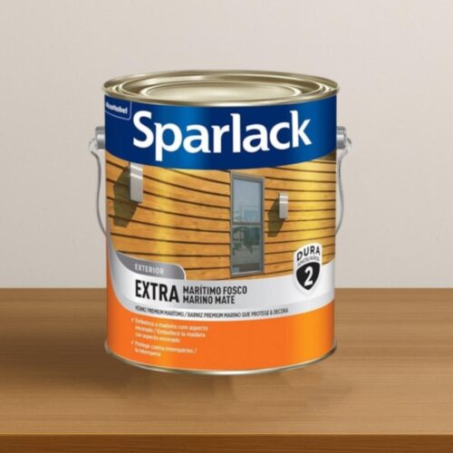 Verniz Extra Marítimo Fosco Natural Sparlack 3,6L