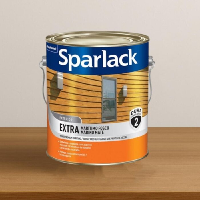 Verniz Extra Marítimo Fosco Natural Sparlack 3,6L