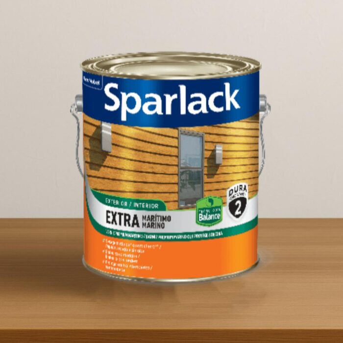 Verniz Extra Marítimo Brilhante Natural Sparlack 3,6L
