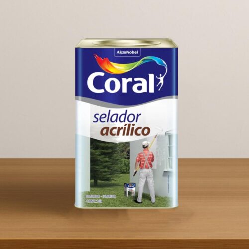 Selador Acrílico Coral 18L Branco Pré Pintura