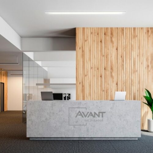 Luminária Led Avant FIT 6500K Luz Branca 18W Bivolt