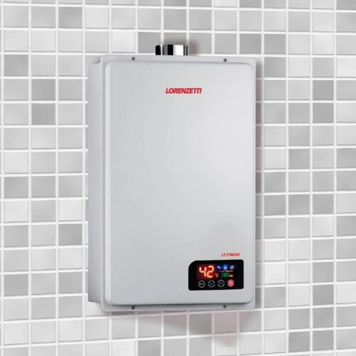 Aquecedor Gás Digital Lorenzetti 37L GLP LZ 3700DE Branco