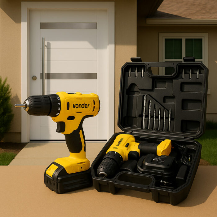 Parafusadeira Furadeira Vonder PFV120 Bateria 12V Bivolt