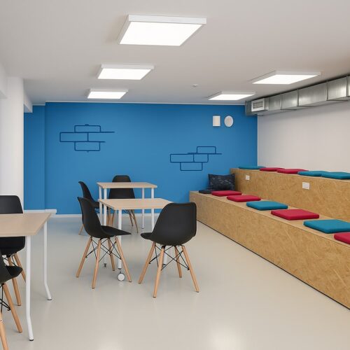 Painel Led Sobrepor Avant Quadrado 6500k Luz Branca 30cm 24W Bivolt