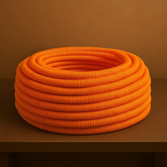Conduite Corrugado Amanco 25MM ¾ 50 Metros Laranja Reforçado